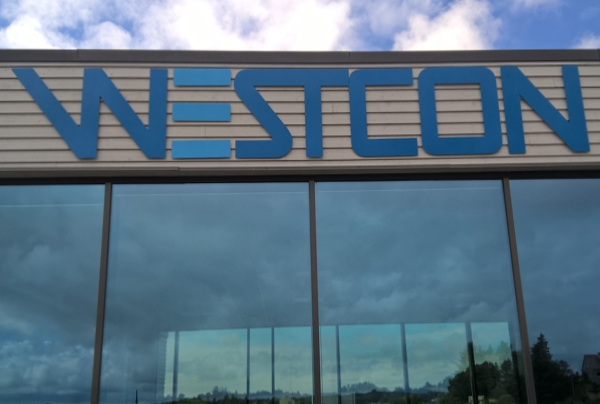Westcon fasadeskilt